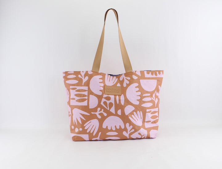 Pink Floral Reversible Tote