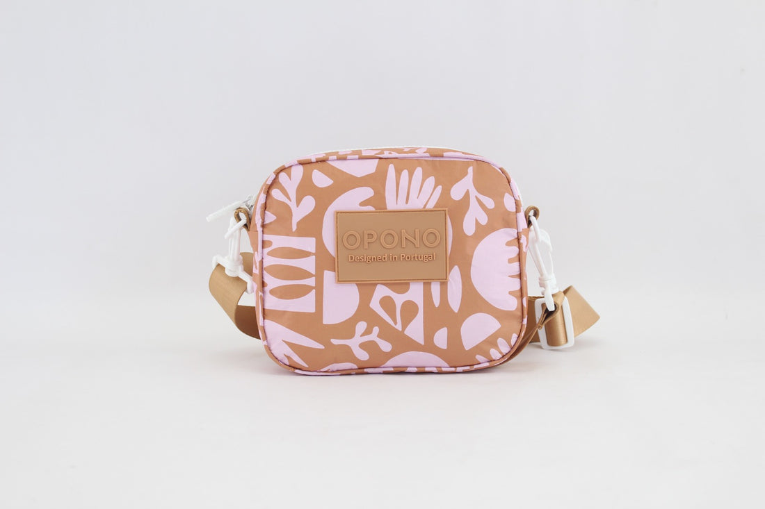 Pink Floral Crossbody Bag